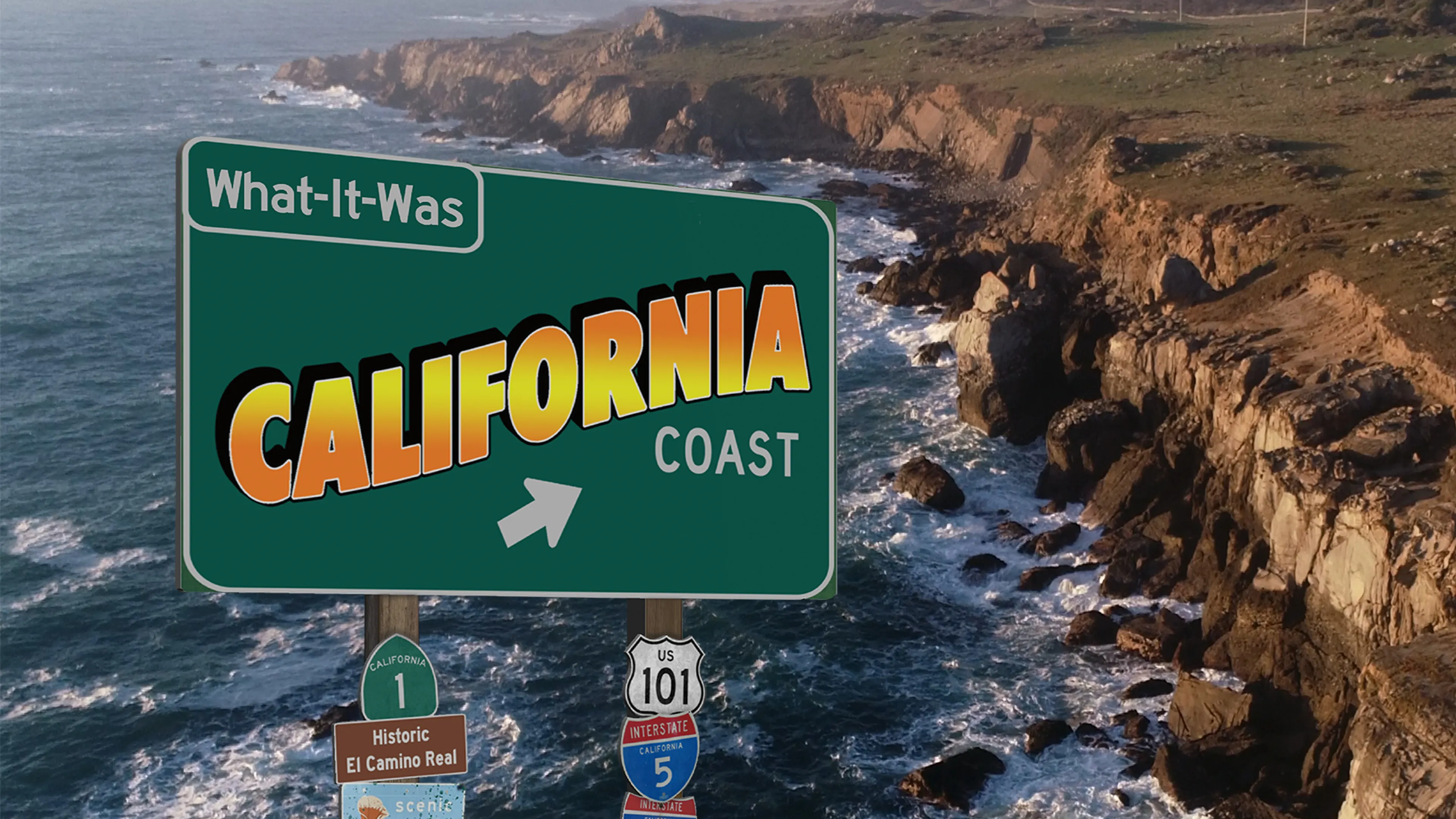 What It Was California Coast poster